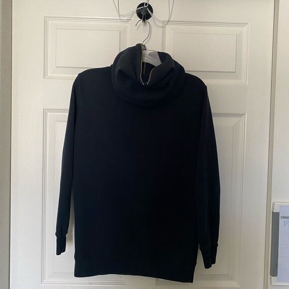 CONVERSE Men’s Black Reversible Hoodie Size M - Picture 5 of 7